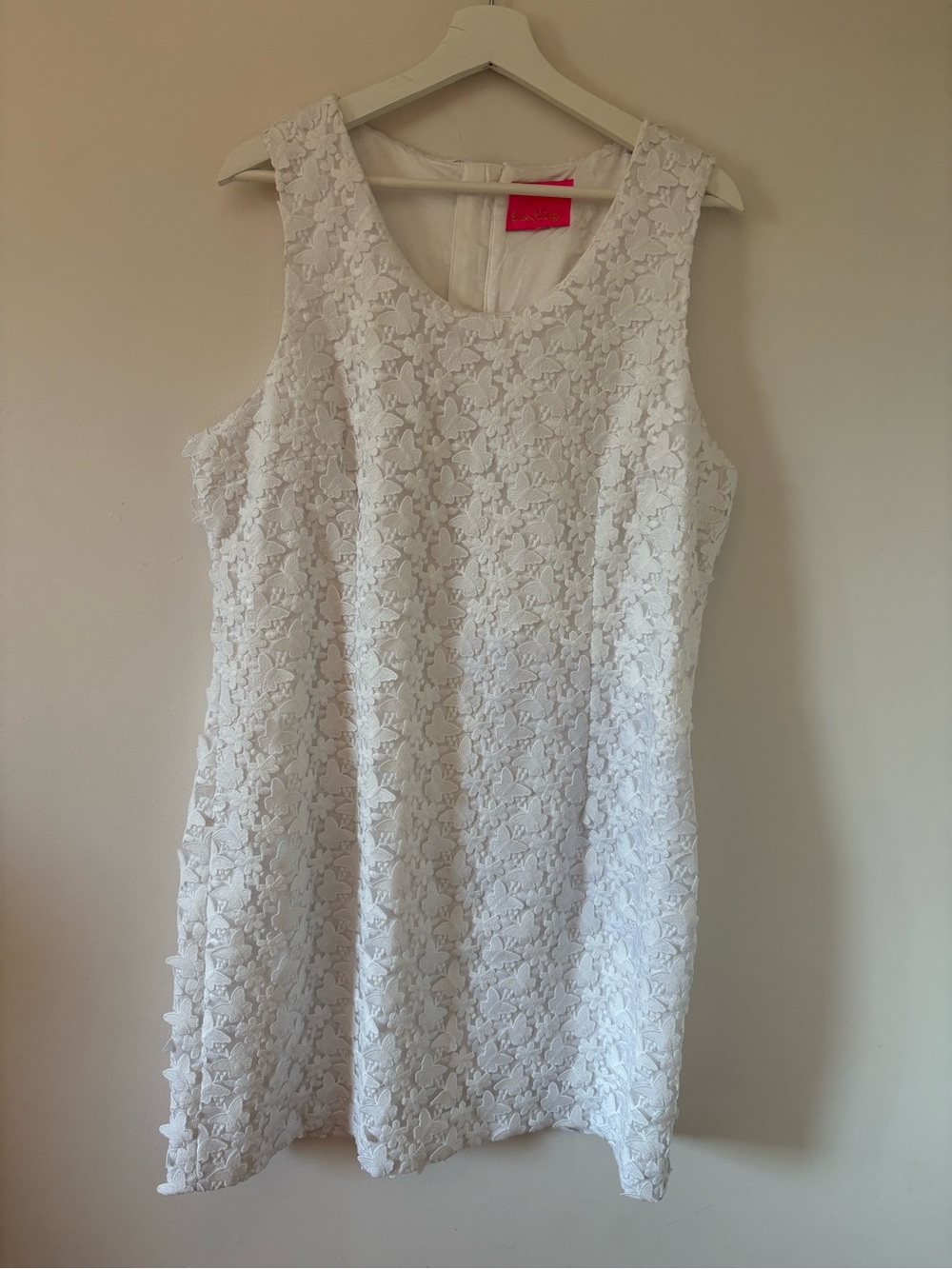 LILLY PULITZER Mila Shift Dress Embroidered Lace Butterfly Garden